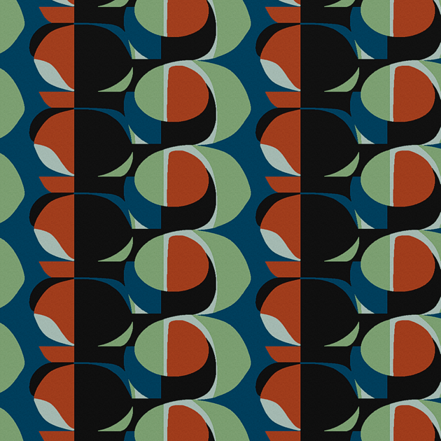 COLORTEC/GRAPHIC - Colortec Inspo - Petrol - Wall-to-wall