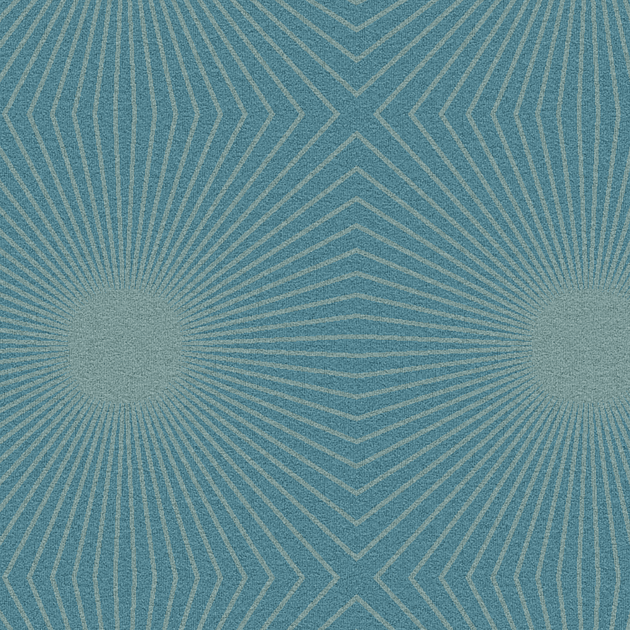 HIGHLINE - Graphic - Blue - Wall-to-wall