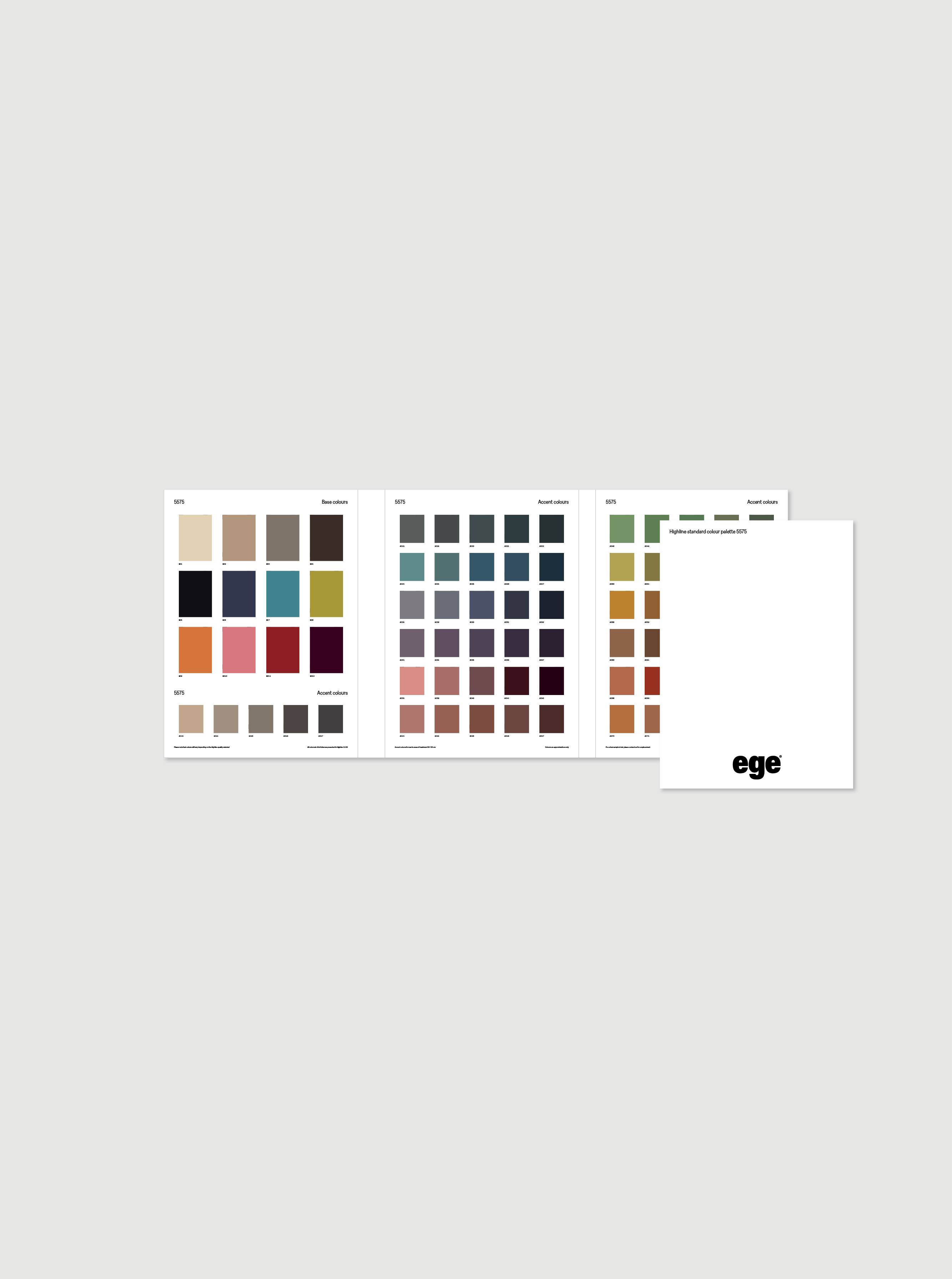 Highline colour palette 5575