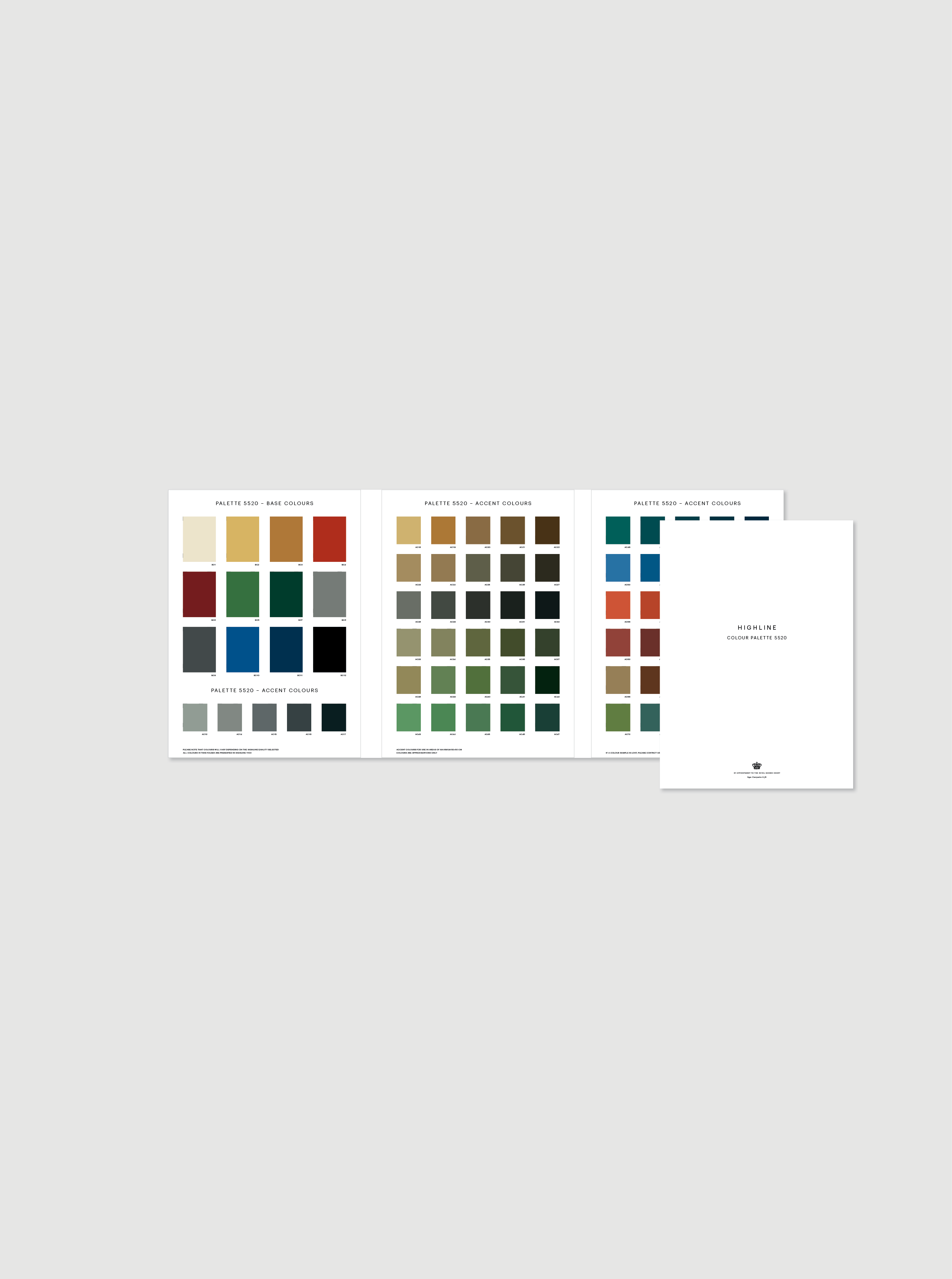 Highline colour palette 5520