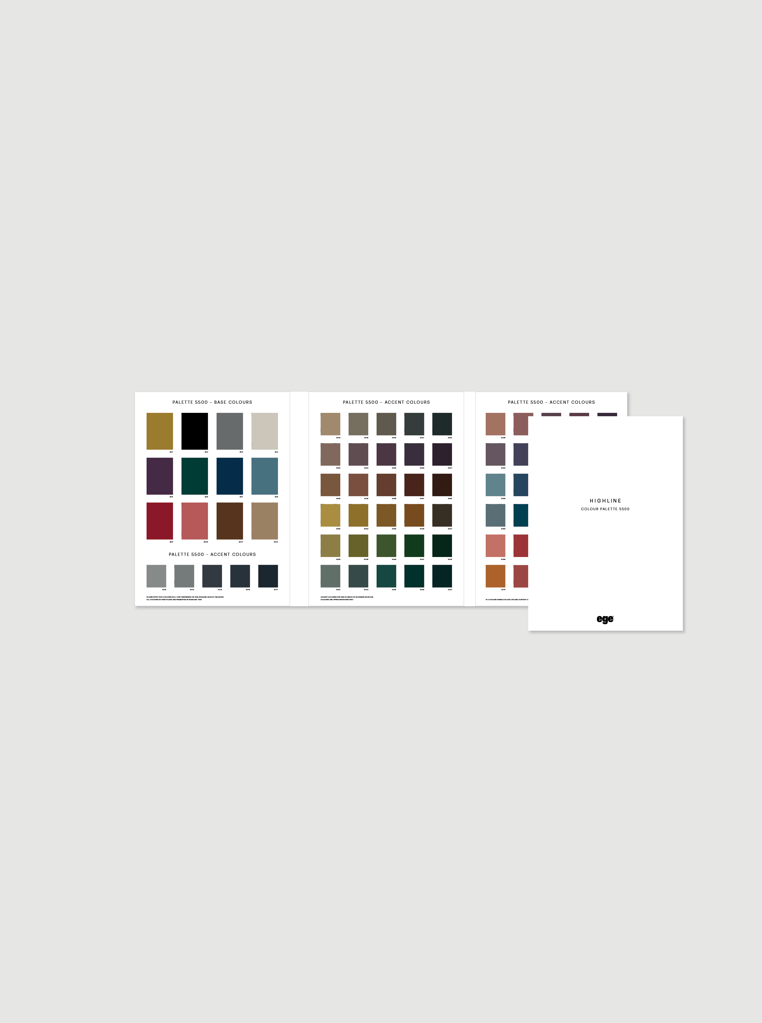 Highline colour palette 5500