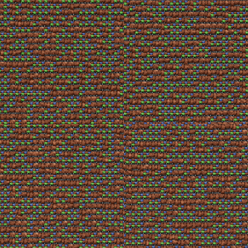 Saturated Brick red