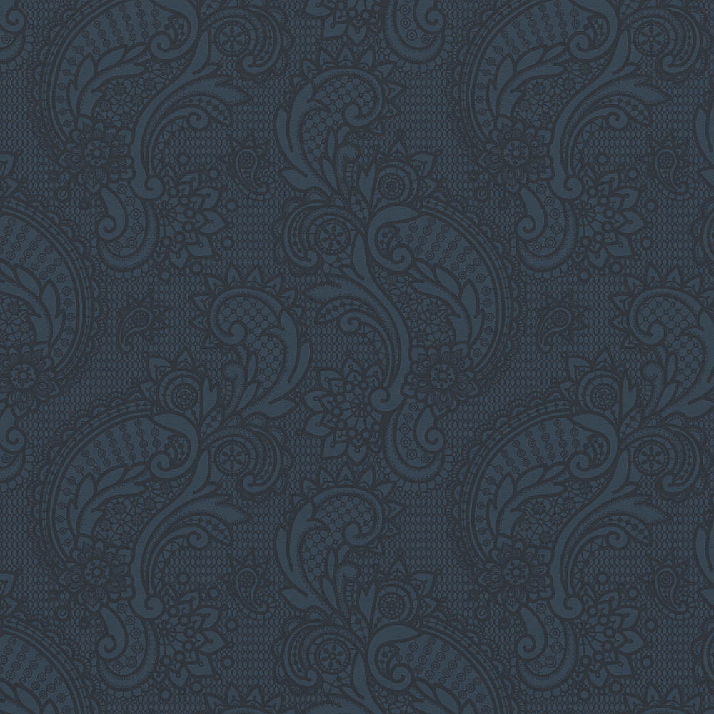 Paisley lace Blue