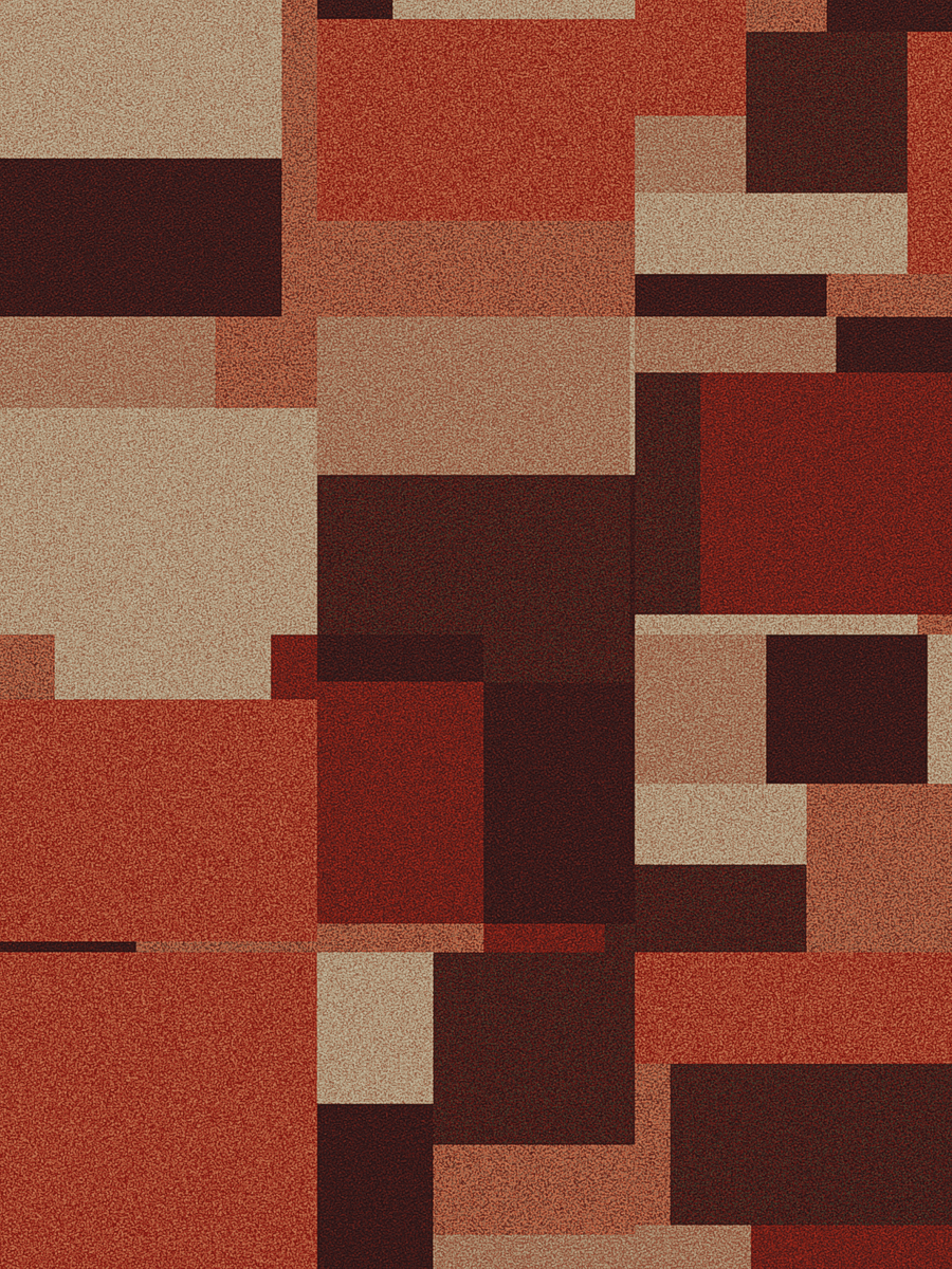 Block Shade Orange Red