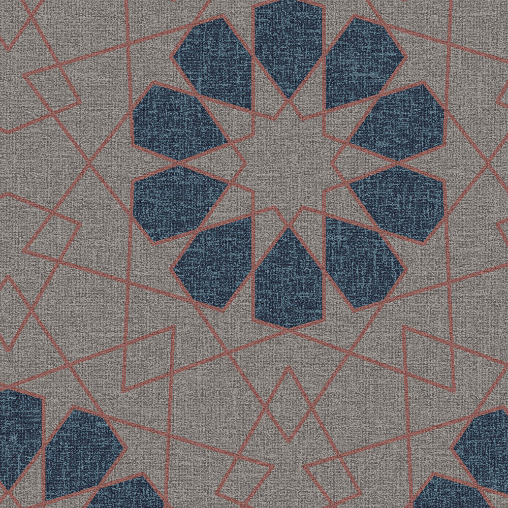 Geometric lace Grey