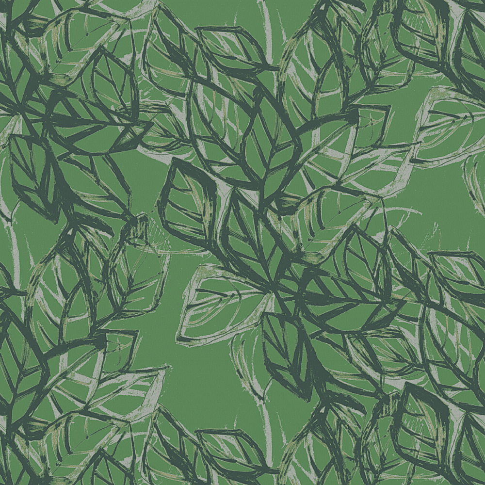 Flashy leaves Green