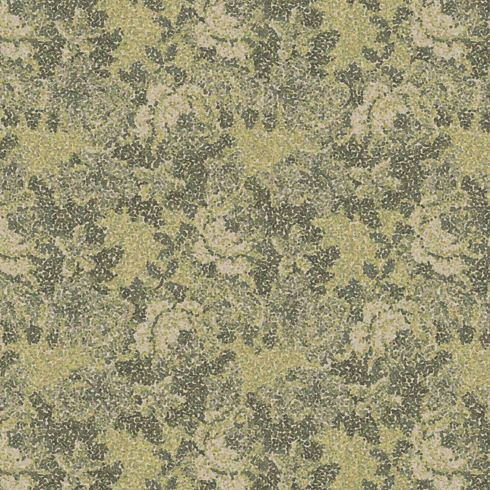 Pointillist rose Green