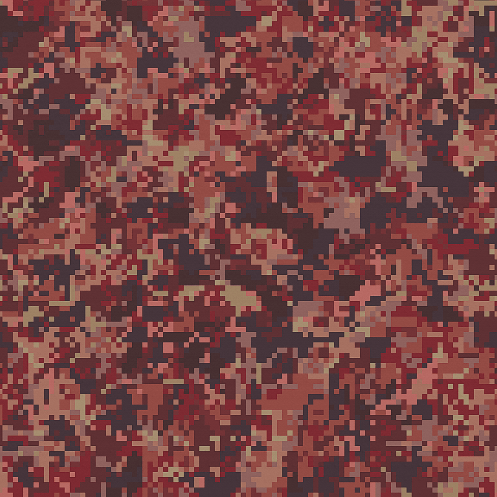 Pixel camouflage Red
