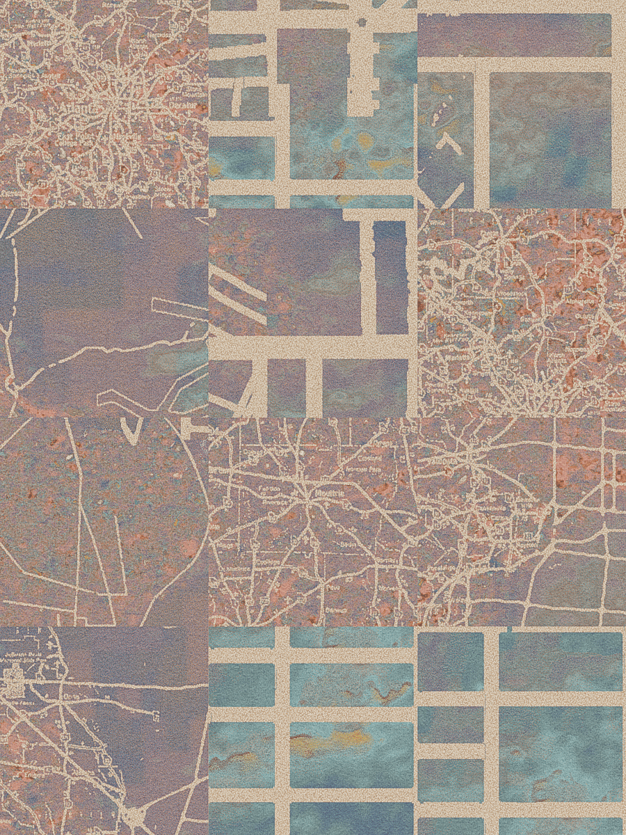 Arial Map Rose