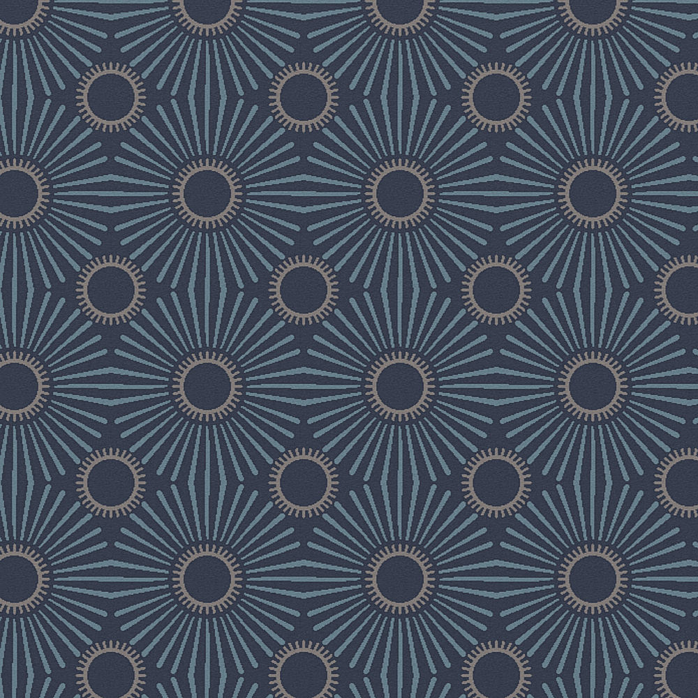 Cosmic flower Blue