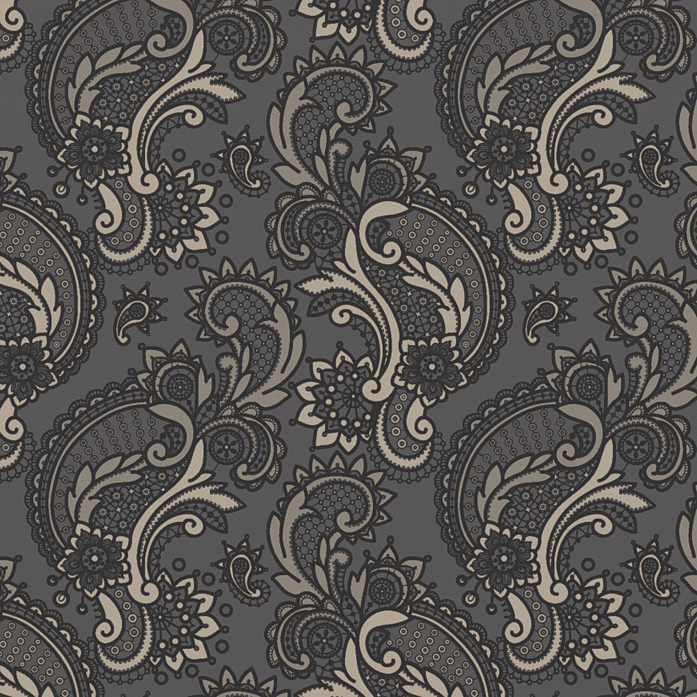 Paisley lace Grey