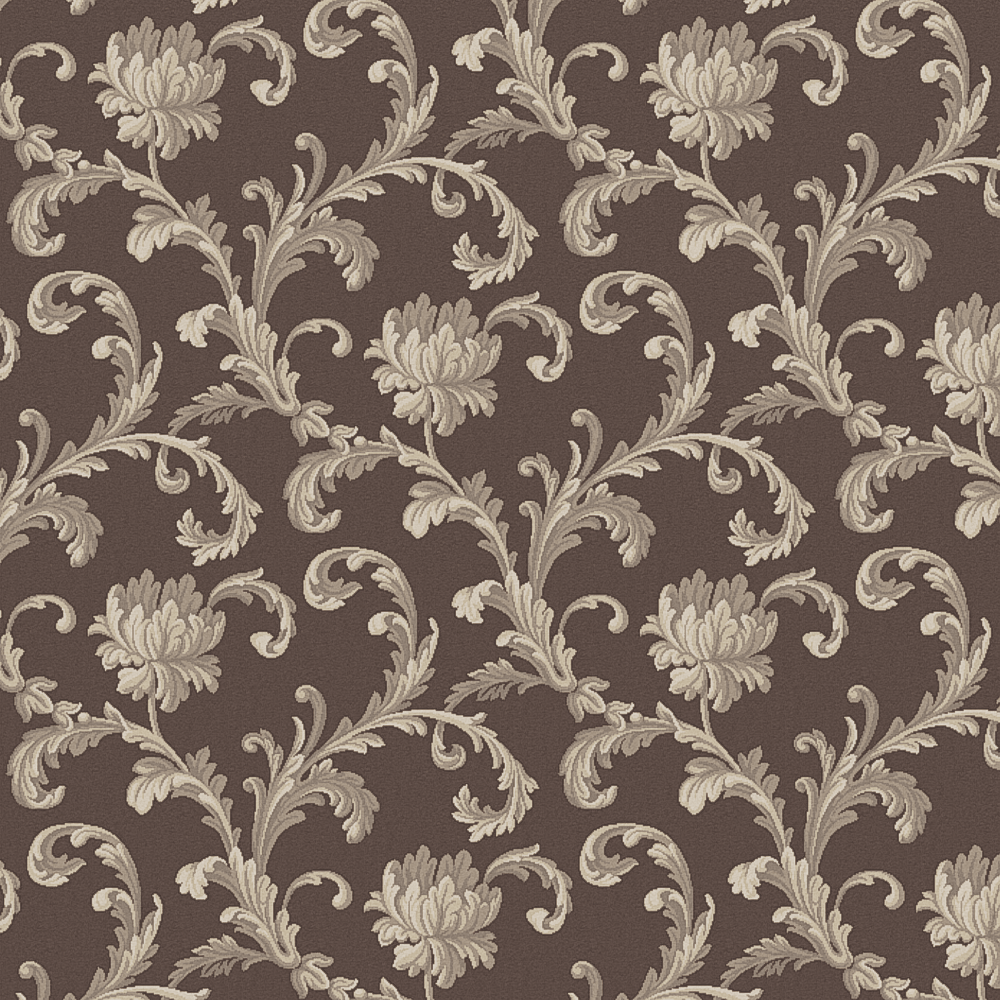 Scroll rose Brown