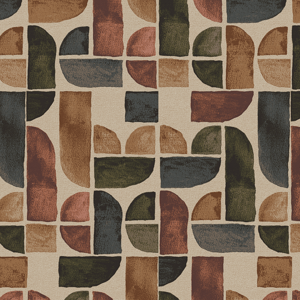 Soft Shapes II Multi colour