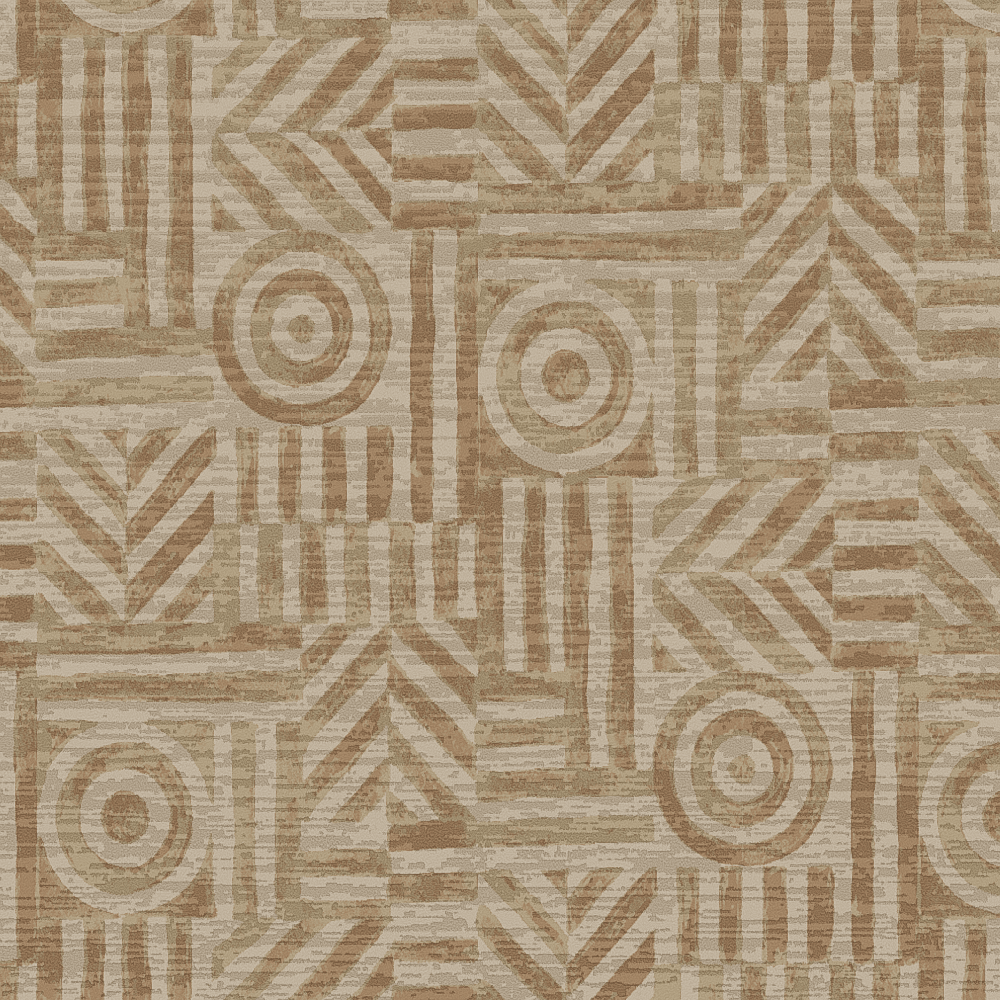 Circles and Lines II Beige