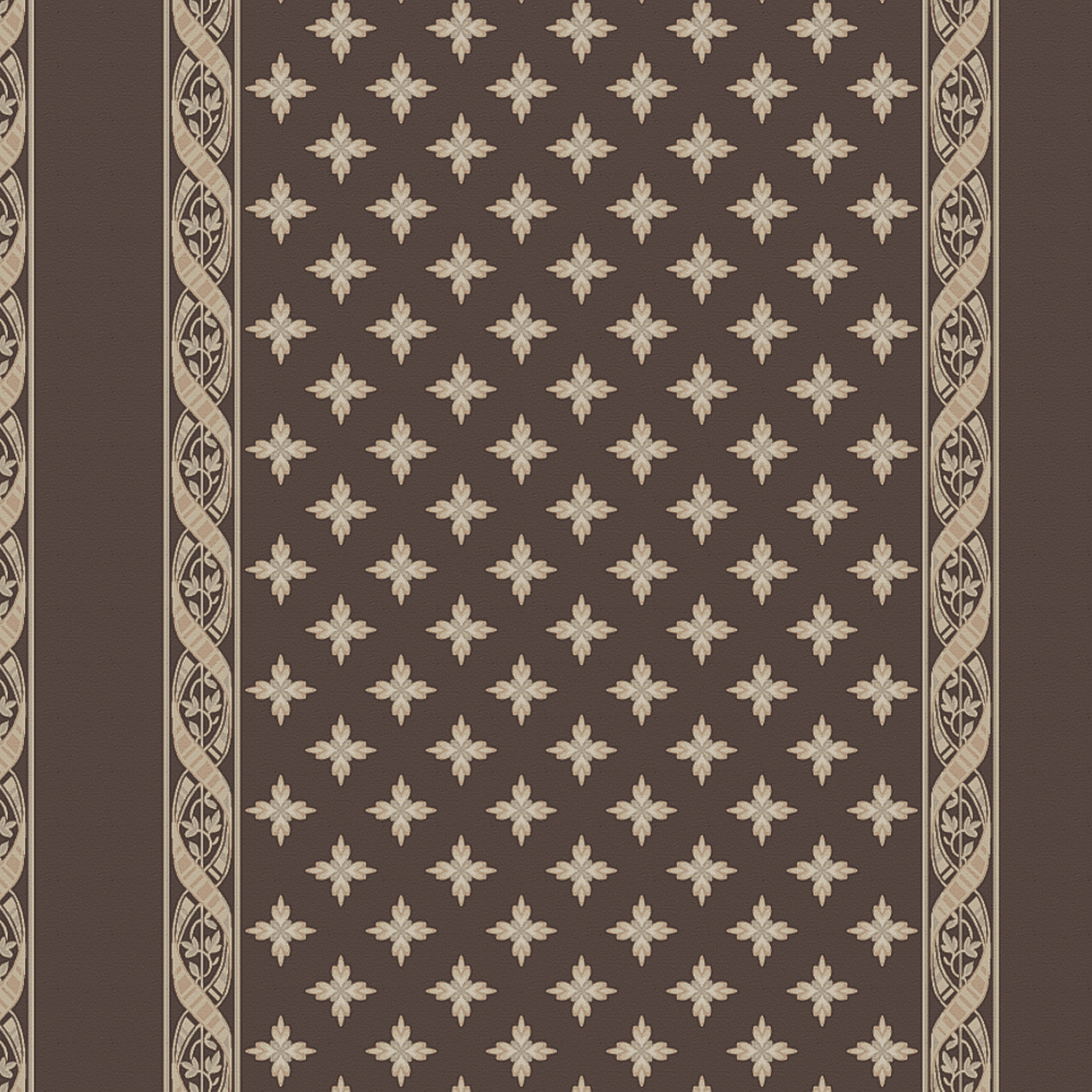 Woven ribbon corridor Brown