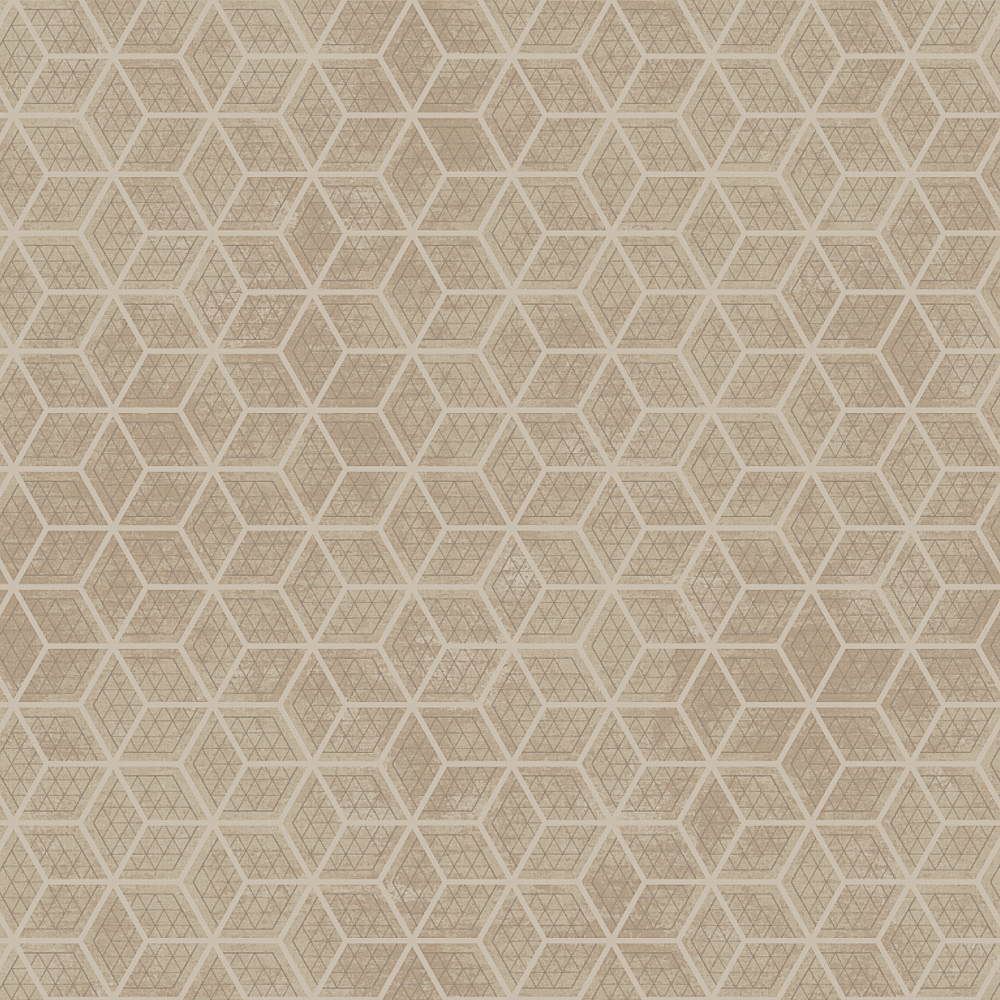 Hexagon grid Beige