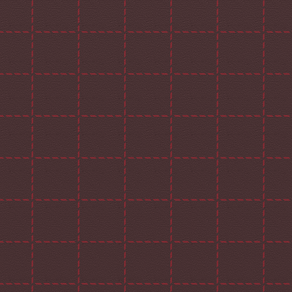 Metallic check Red
