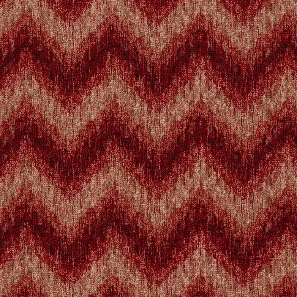 Zigzag knit Red