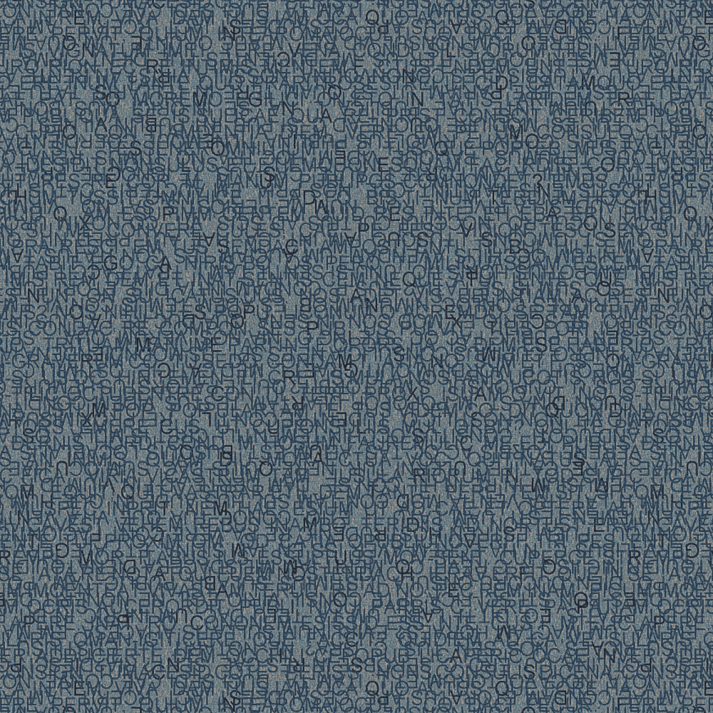 Lettering Blue