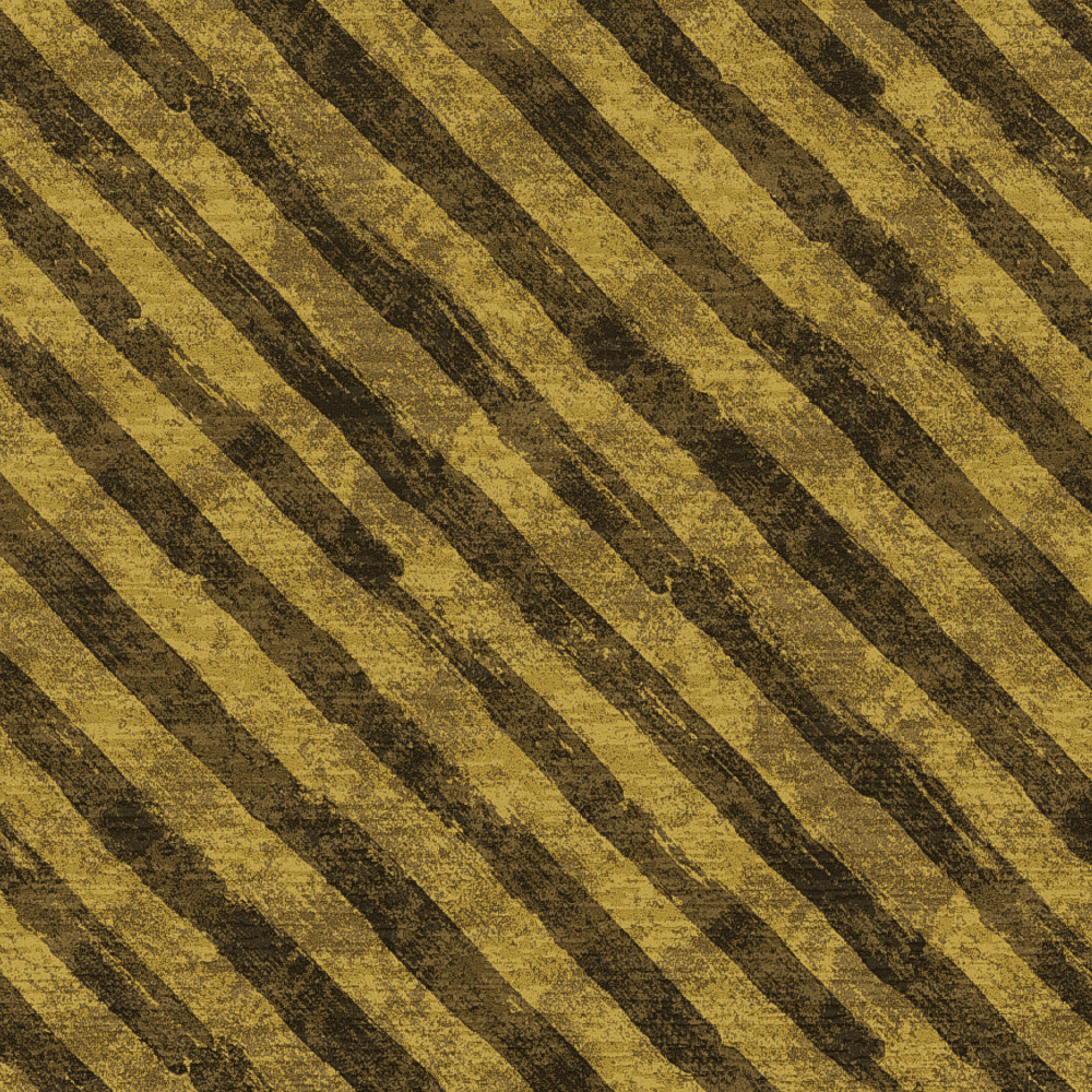 Angled Strokes II Mustard