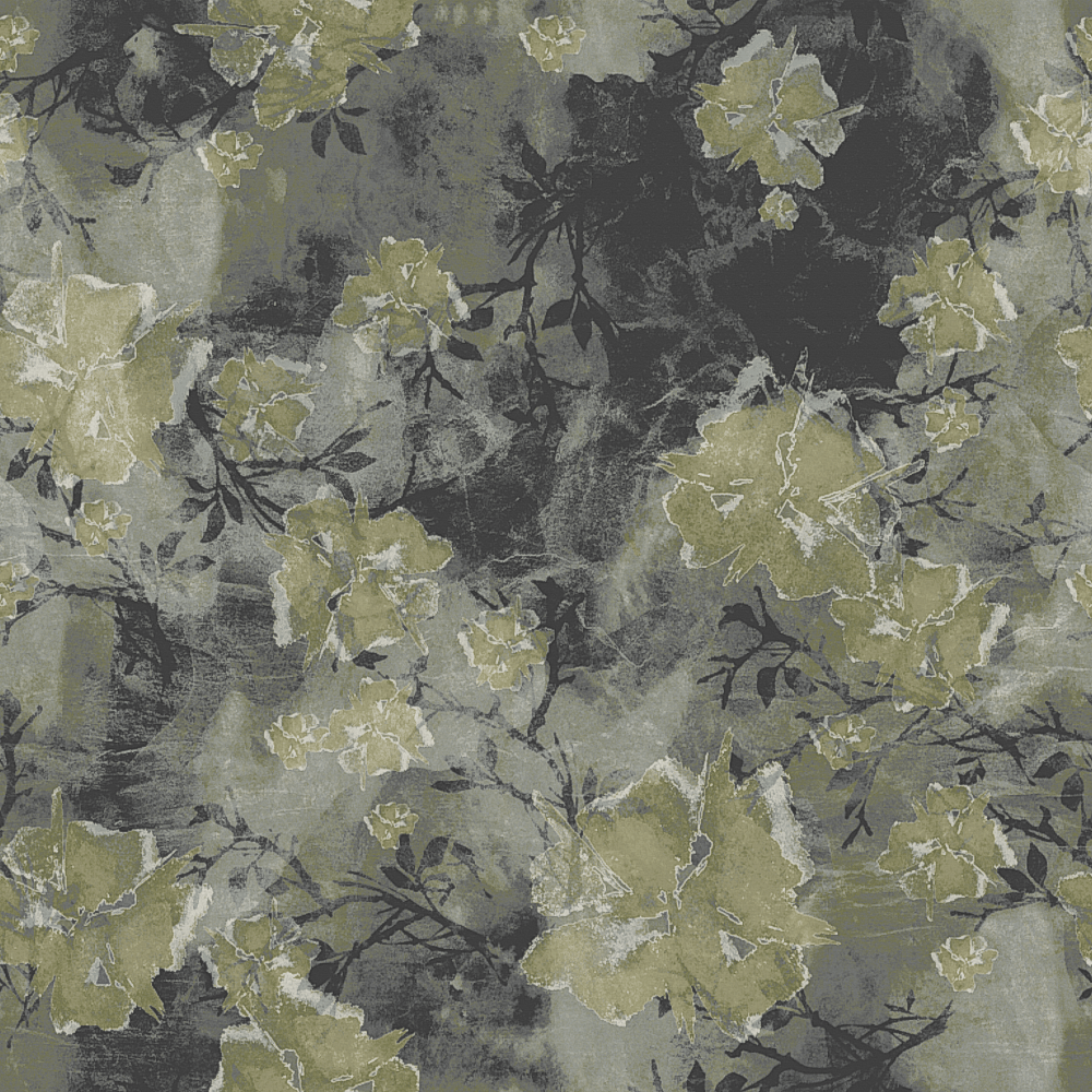 Asian flower Light grey