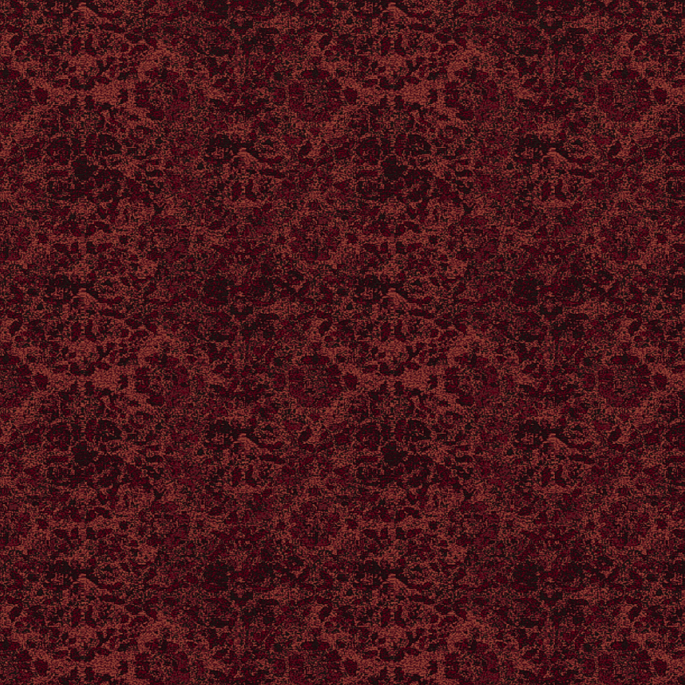 Flower tile Deep red