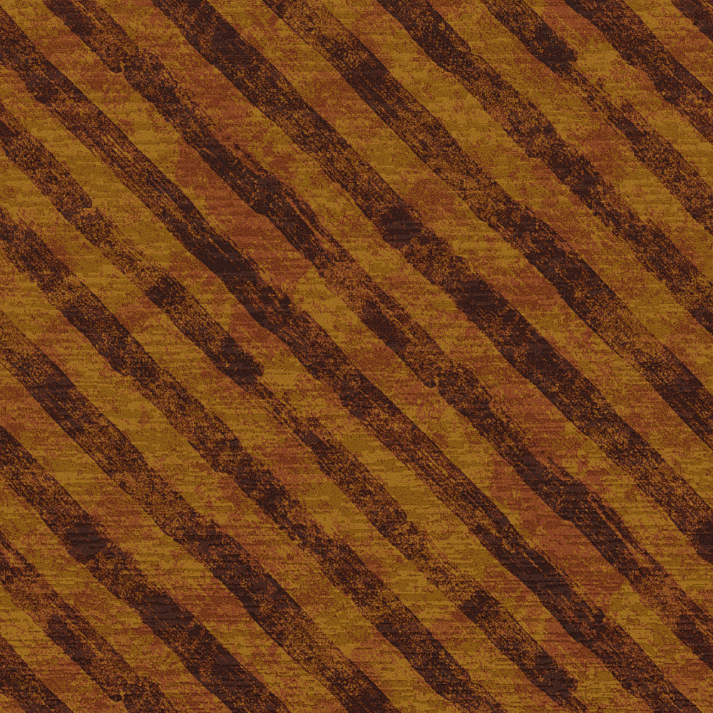 Angled Strokes II Orange
