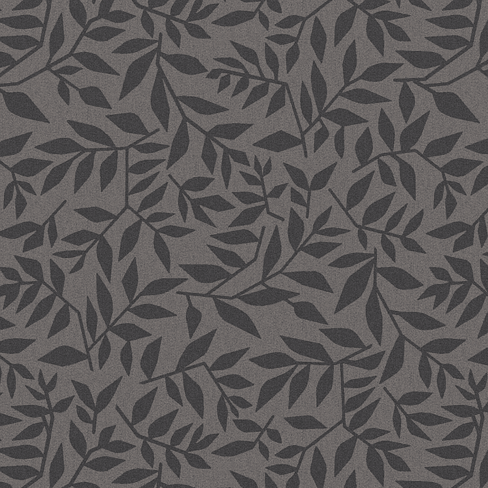 Graphic leaves Grey